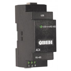 АС4 Преобразователь интерфейсов RS-485 - USB c гальванической изоляцией