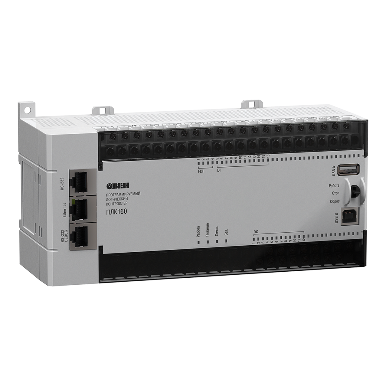 ПЛК160 Контроллер для средних систем автоматизации с DI/DO/AI/AO (обновленный)