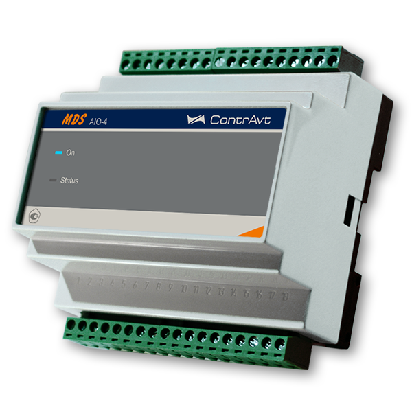 MDS AIO-4/F1 Модули комбинированные ввода-вывода аналоговых и дискретных сигналов, 4 ПИД регулятора