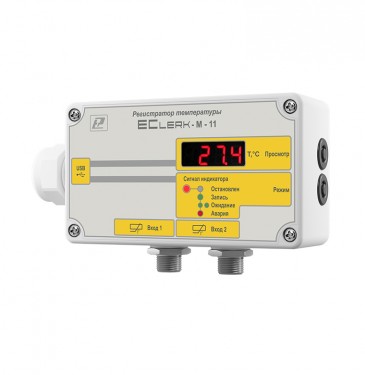 EClerk-M-2Pt-HP Измеритель-регистратор температуры
