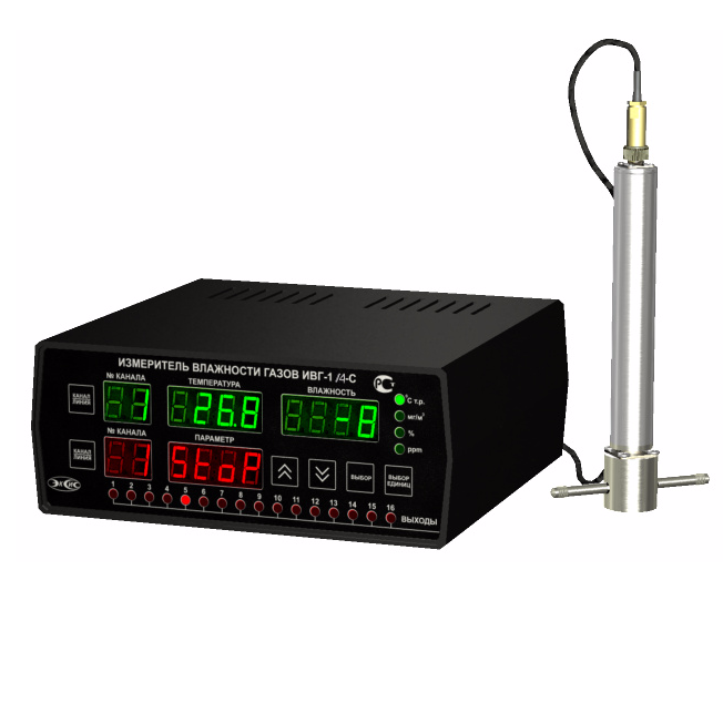 ИВГ-1/4-С-16А Измеритель-регулятор микровлажности газов стационарный