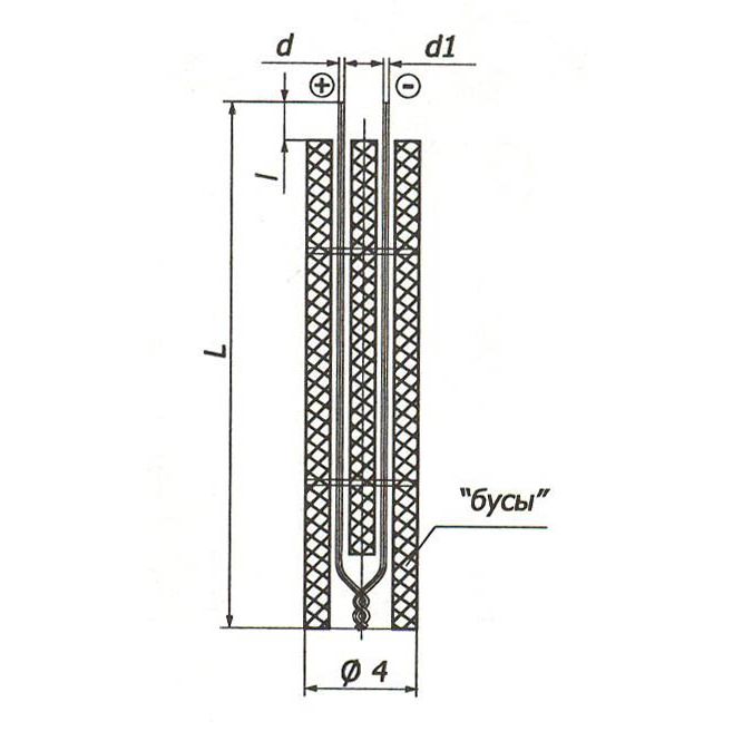 ТПП-0392 Преобразователь термоэлектрический (термопара)