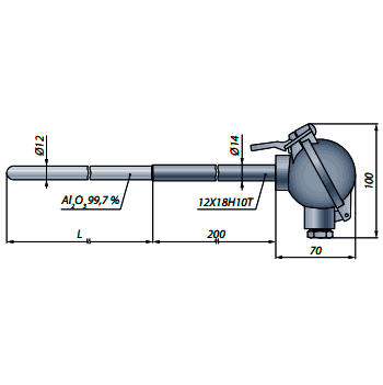 ТП-0395/2 Термоэлектрический преобразователь (термопара)