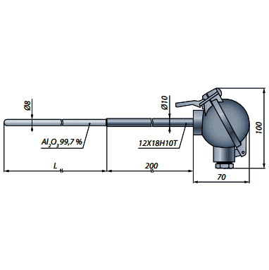 ТП-0395/4 Термоэлектрический преобразователь (термопара)